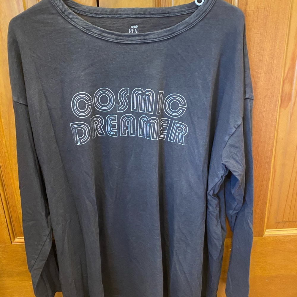 AERIE BOYFRIEND OVERSIZED LONG SLEEVE T-SHIRT